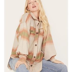 🌙FREE PEOPLE Printed Ruby Jacket in Marzipan Combo🌙